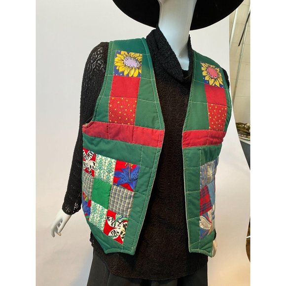 Handmade Patchwork Vest - Picture 7 of 8